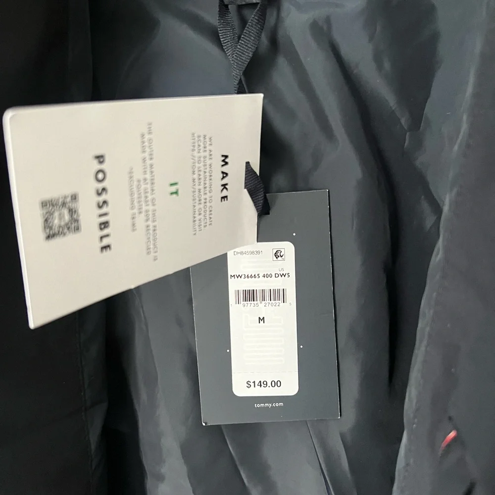 Tommy Hilfiger Men's Blue Bomber Jacket